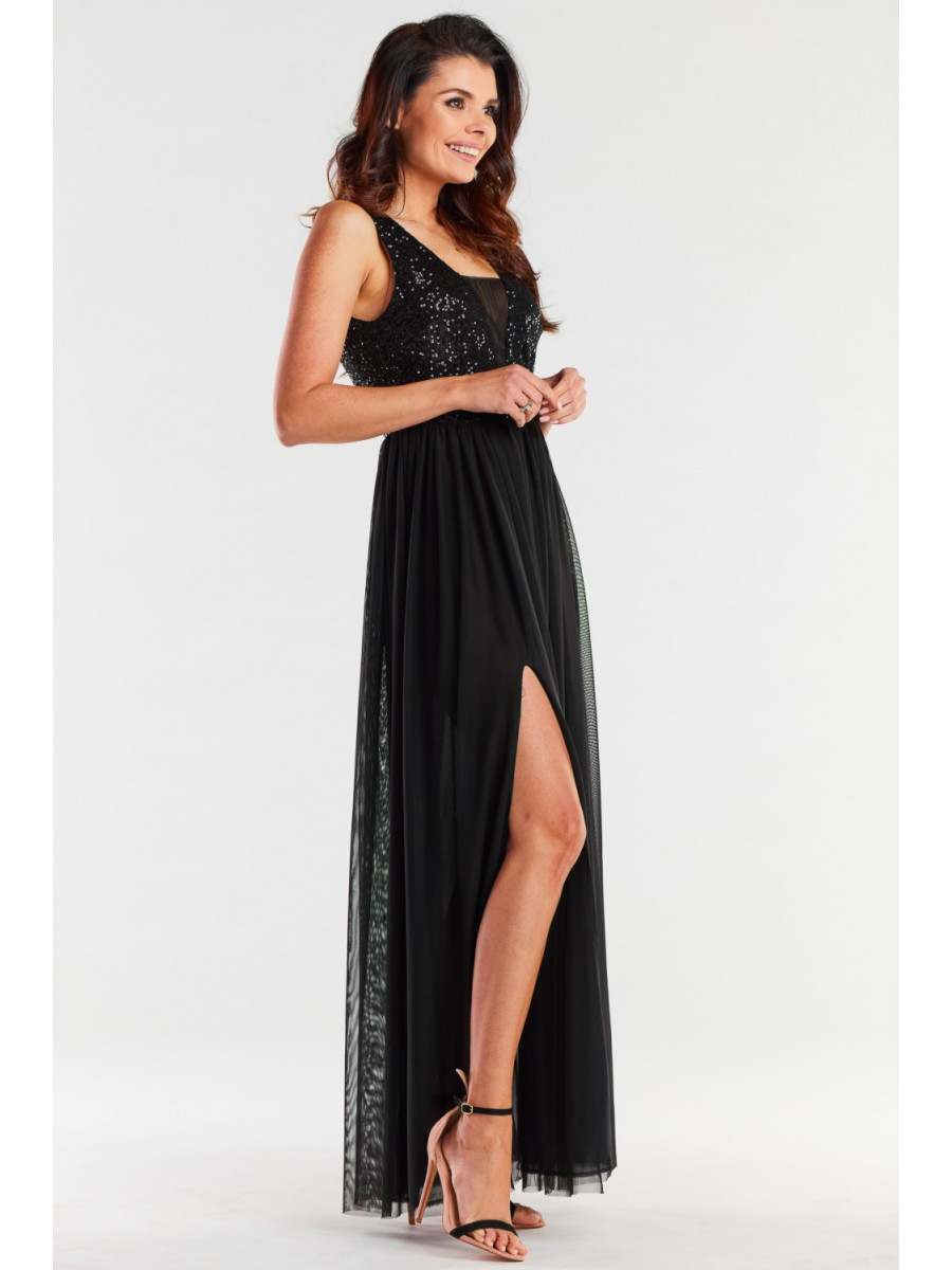 Robe longue model 174301 awama