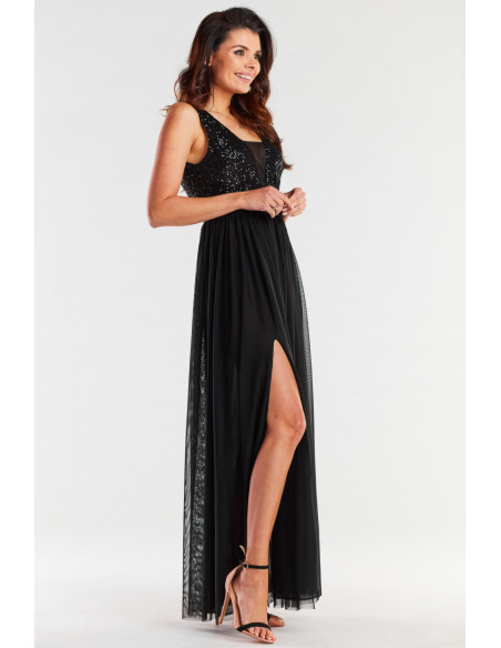 Robe longue model 174301 awama