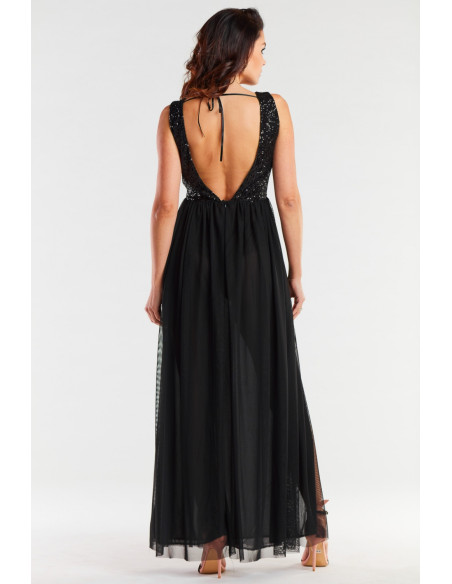 Robe longue model 174301 awama