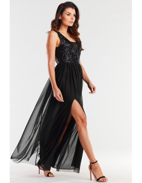 Robe longue model 174301 awama