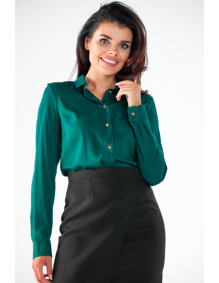 Chemise manche longue model 173918 awama