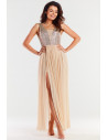 Robe longue model 174302 awama