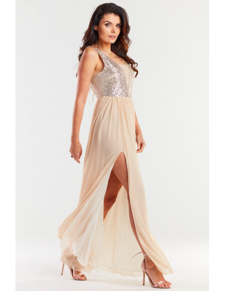 Robe longue model 174302 awama