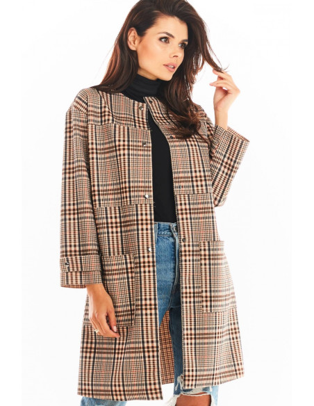 Manteau model 148982 awama