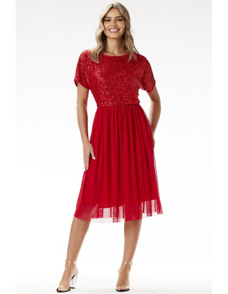 Robe de soirée model 204286 awama