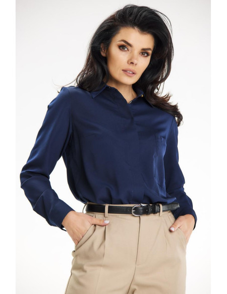 Chemise manche longue model 195847 awama