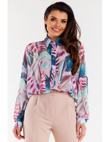 Chemise manche longue model 196617 awama