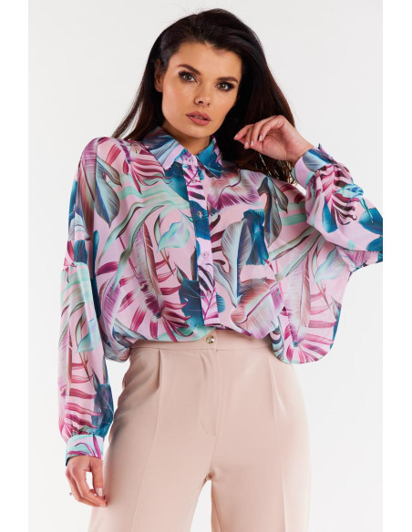 Chemise manche longue model 196617 awama