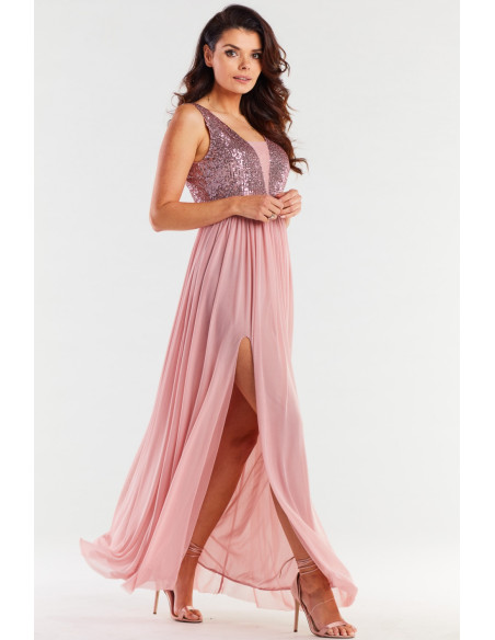 Robe longue model 174300 awama