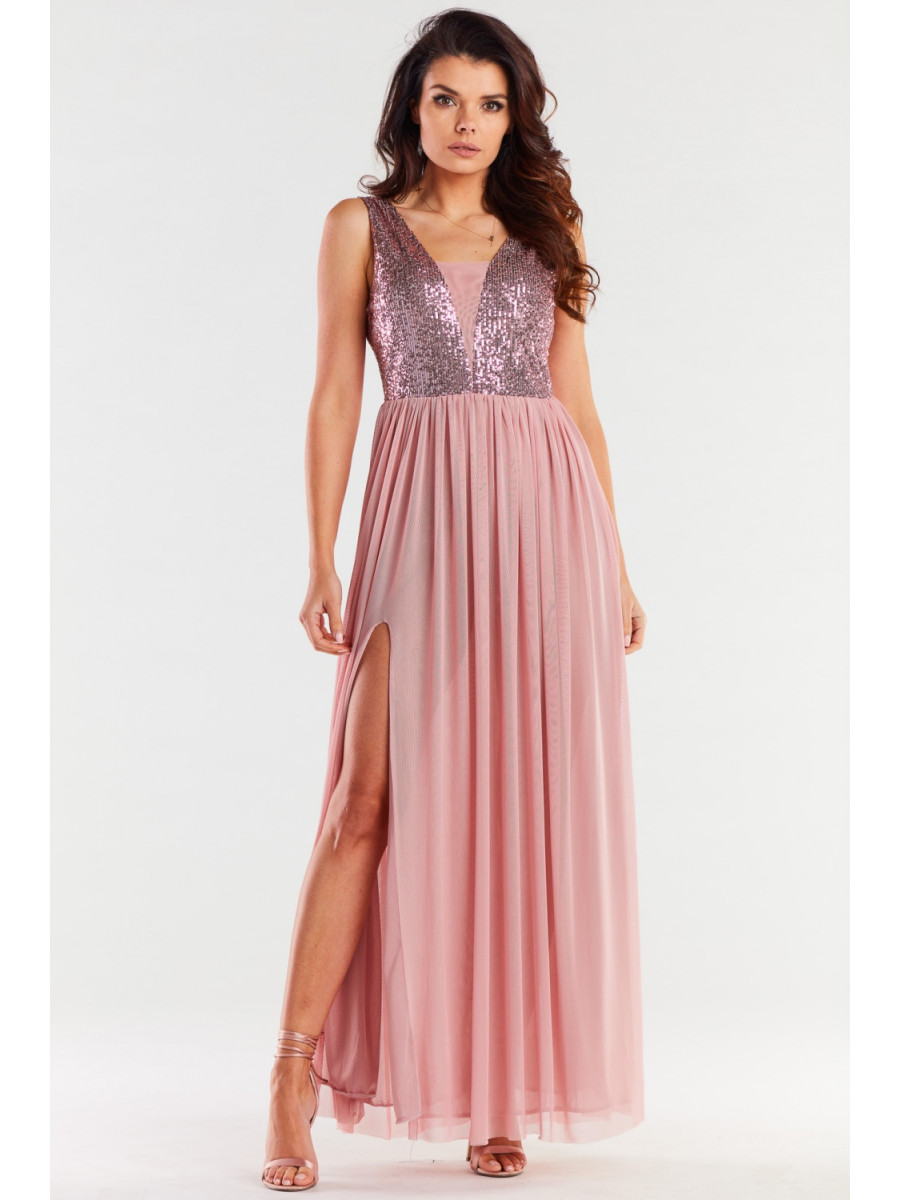 Robe longue model 174300 awama