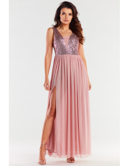 Robe longue model 174300 awama