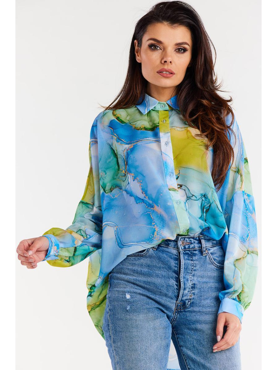 Chemise manche longue model 196618 awama