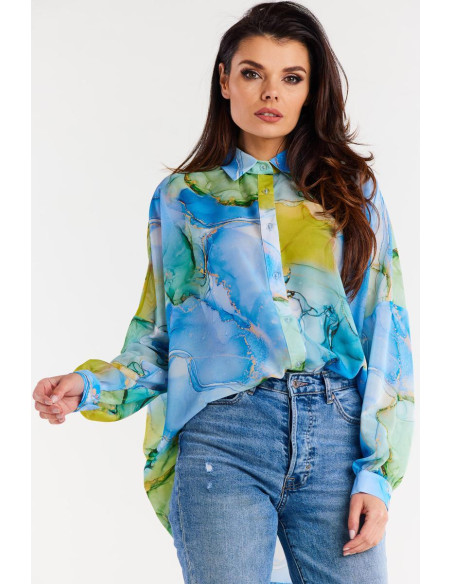 Chemise manche longue model 196618 awama