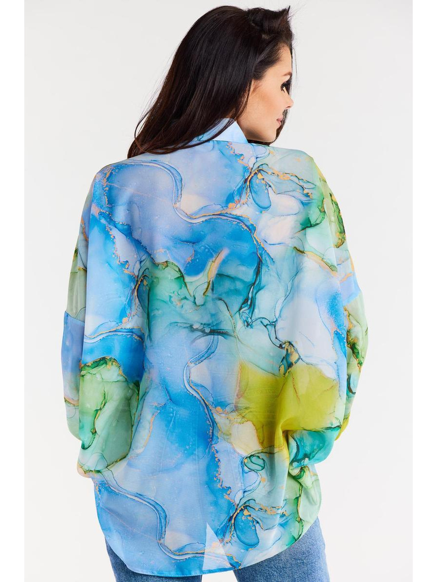 Chemise manche longue model 196618 awama