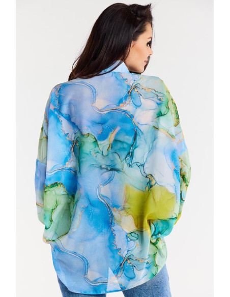 Chemise manche longue model 196618 awama