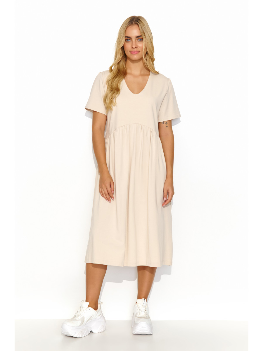 Robe de jour model 193199 Makadamia
