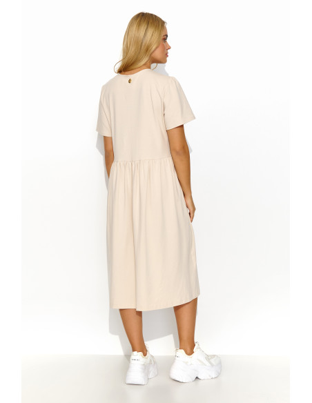 Robe de jour model 193199 Makadamia