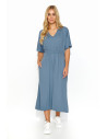 Robe de jour model 193222 Makadamia