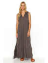 Robe de jour model 194309 Makadamia