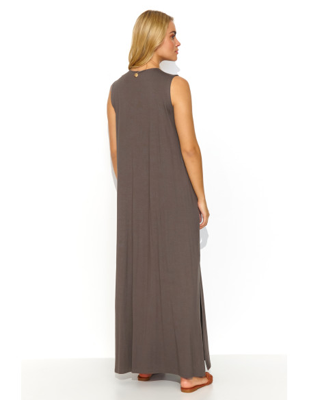 Robe de jour model 194309 Makadamia