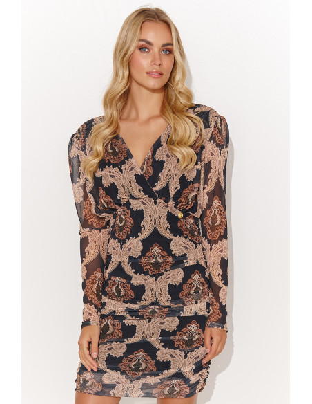 Robe de jour model 184809 Makadamia