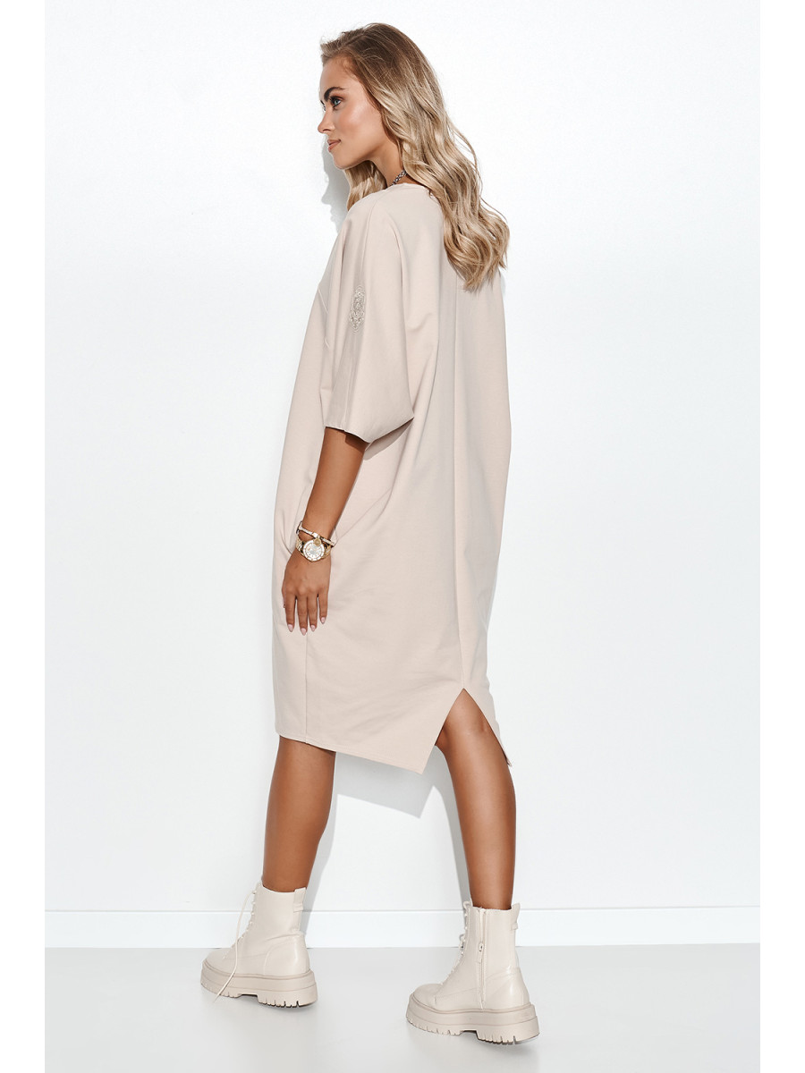 Robe de jour model 162224 Makadamia