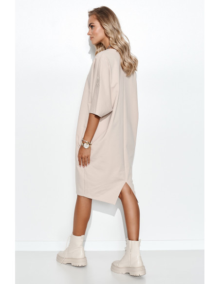 Robe de jour model 162224 Makadamia