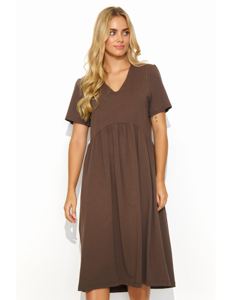 Robe de jour model 193200 Makadamia