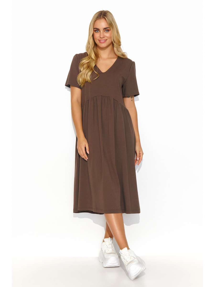 Robe de jour model 193200 Makadamia