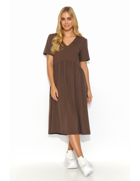 Robe de jour model 193200 Makadamia