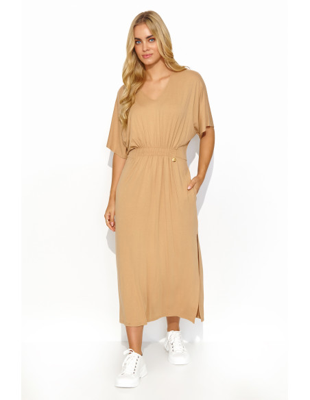 Robe de jour model 193224 Makadamia