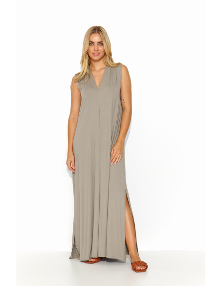 Robe de jour model 194310 Makadamia