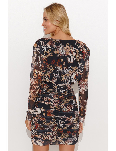 Robe de jour model 184810 Makadamia