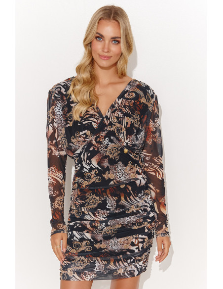 Robe de jour model 184810 Makadamia