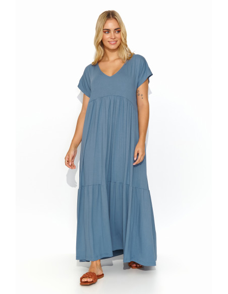 Robe de jour model 192953 Makadamia