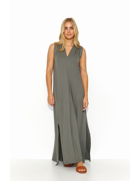 Robe de jour model 194311 Makadamia