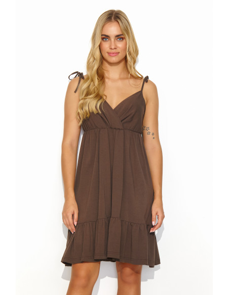 Robe de jour model 194338 Makadamia