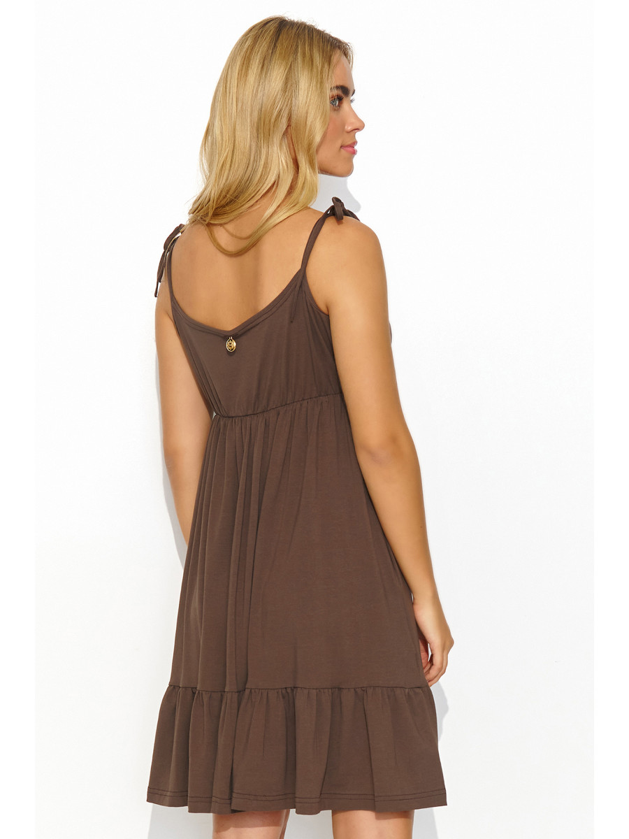 Robe de jour model 194338 Makadamia