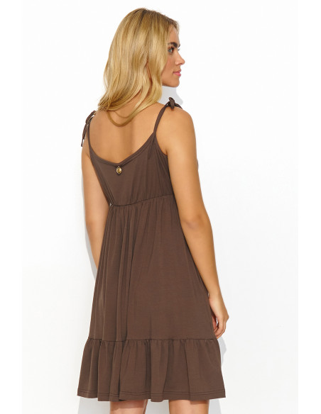Robe de jour model 194338 Makadamia