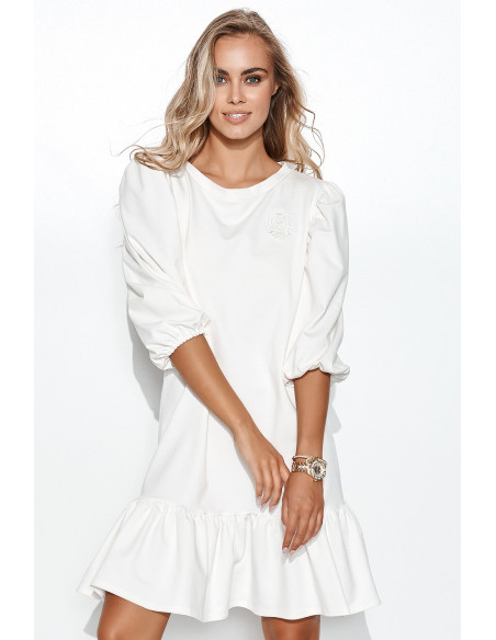 Robe de jour model 162227 Makadamia