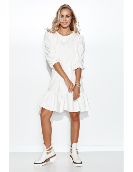 Robe de jour model 162227 Makadamia