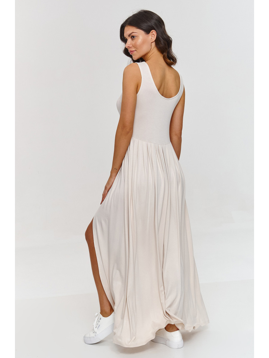 Robe de jour model 209868 Makadamia
