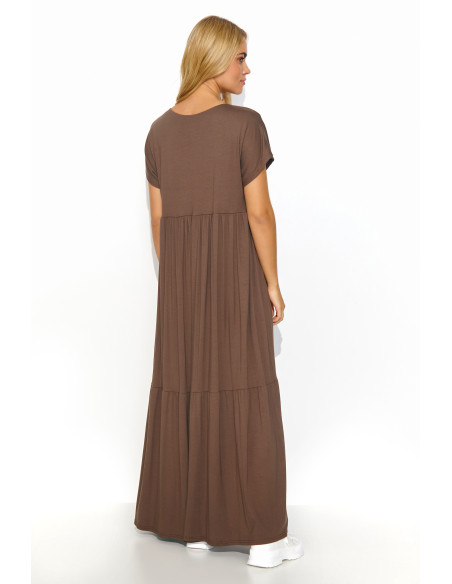 Robe de jour model 192954 Makadamia