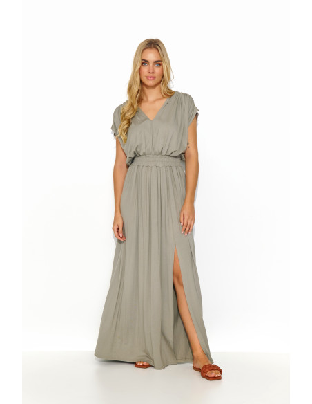 Robe de jour model 193203 Makadamia