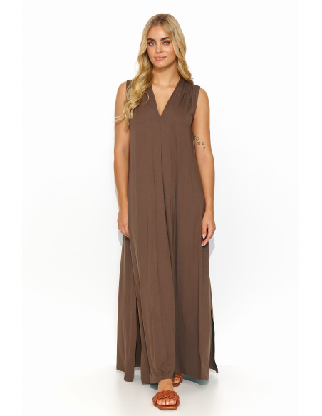 Robe de jour model 194313 Makadamia