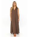 Robe de jour model 194313 Makadamia