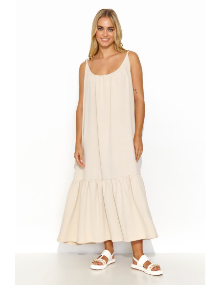 Robe de jour model 195004 Makadamia