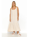 Robe de jour model 195004 Makadamia