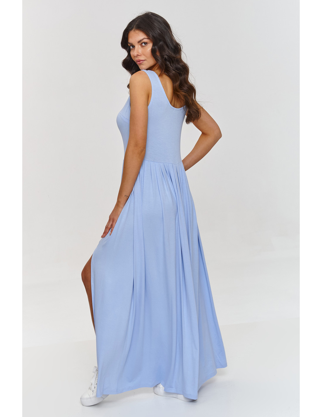 Robe de jour model 209633 Makadamia