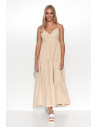 Robe de jour model 180630 Makadamia